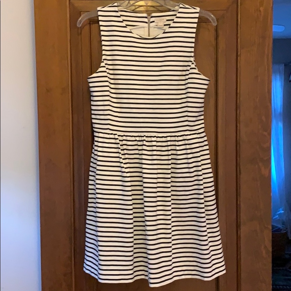 Black and white stripe JCrew Factory dress